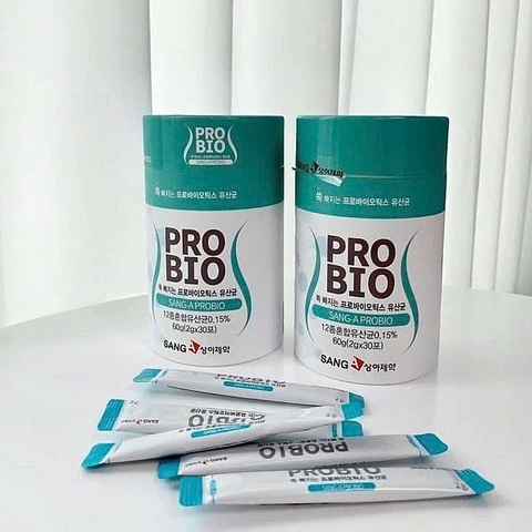 Men vi sinh hỗ trợ tiêu hóa Probio Sang-A Probio Hộp 30 gói x 2g