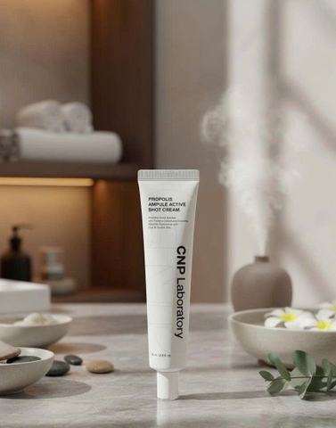 Kem dưỡng phục hồi da chiết xuất keo ong CNP Propolis Ampule Active Shot Cream 75ml