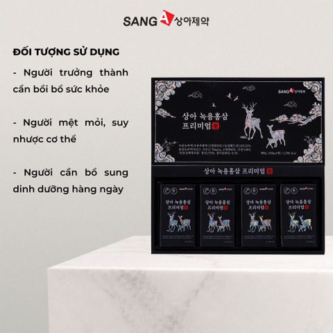 Cao Hươu Hồng Sâm Premium bồi bổ sức khỏe tập đoàn SANGA PHARM 240g x 4 lọ