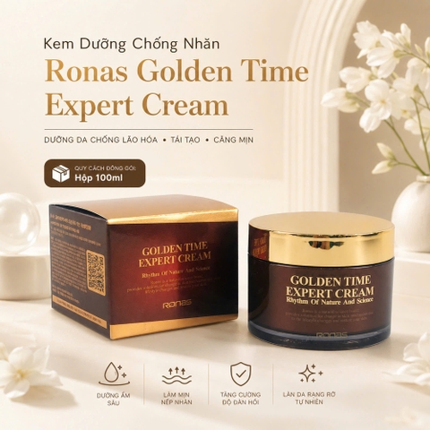 Kem Dưỡng Chống Nhăn Ronas Golden Time Expert Cream 100ml