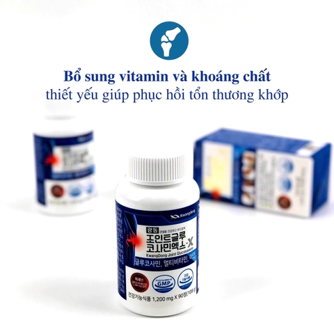 B01-(HĐ) Thuốc xương khớp kwangdong Glucosamin 2000 180 viên (20ea)