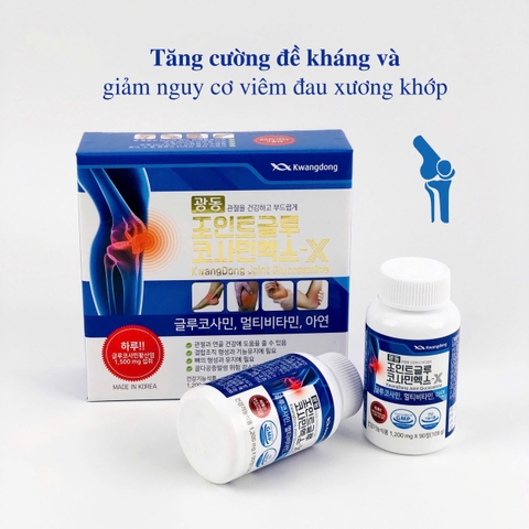 B01-(HĐ) Thuốc xương khớp kwangdong Glucosamin 2000 180 viên (20ea)