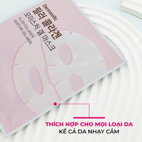 Mặt nạ thạch cấp ẩm và làm đầy collagen Dermaxilic Filler Collagen Moisture Gel Mask 