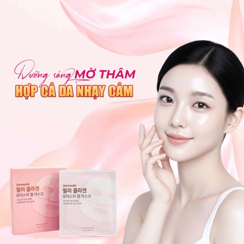 Mặt nạ thạch cấp ẩm và làm đầy collagen Dermaxilic Filler Collagen Moisture Gel Mask 