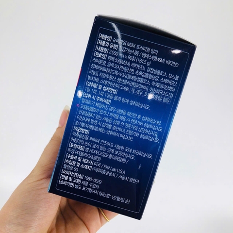 Viên uống hỗ trợ xương khớp Super Power MSM Premium Alpha + Vitamin D 
