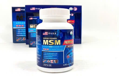Viên uống hỗ trợ xương khớp Super Power MSM Premium Alpha + Vitamin D 