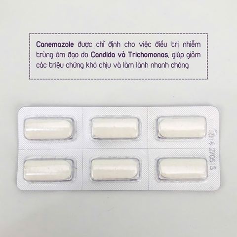 Viên đặt phụ khoa Canemazole Hàn Quốc
