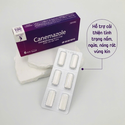 Viên đặt phụ khoa Canemazole Hàn Quốc