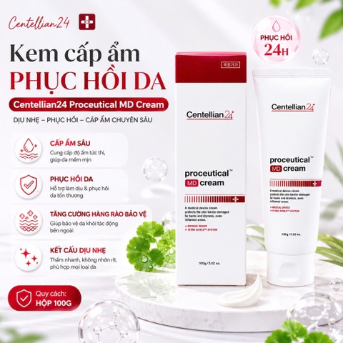 Kem cấp ẩm phục hồi da Centellian24 Proceutical MD Cream 100g