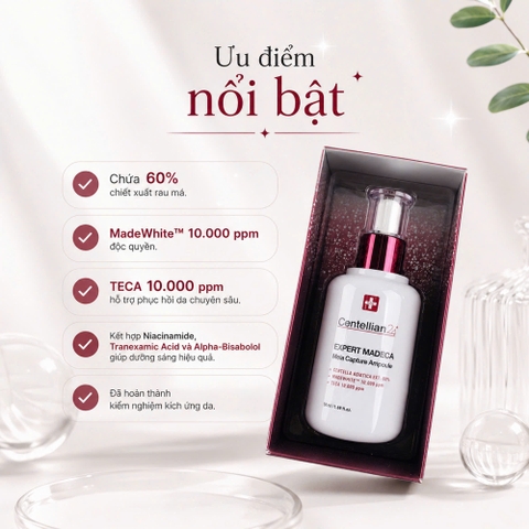 Tinh chất dưỡng sáng da Centellian24 Expert Madeca Mela Capture Ampoule 50ml