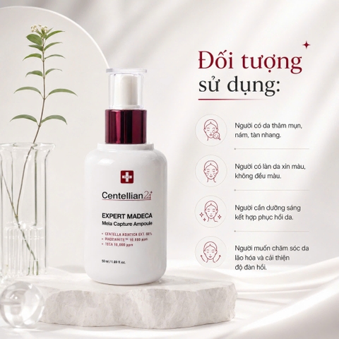 Tinh chất dưỡng sáng da Centellian24 Expert Madeca Mela Capture Ampoule 50ml