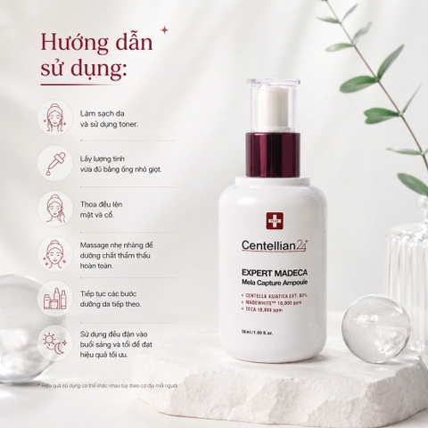 Tinh chất dưỡng sáng da Centellian24 Expert Madeca Mela Capture Ampoule 50ml
