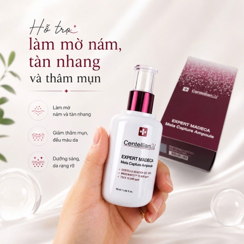 Tinh chất dưỡng sáng da Centellian24 Expert Madeca Mela Capture Ampoule 50ml