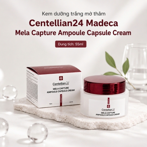 Kem dưỡng trắng mờ thâm Centellian24 Madeca Mela Capture Ampoule Capsule Cream