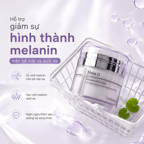 Kem dưỡng sáng da Centellian24 Mela Q Advanced Cream