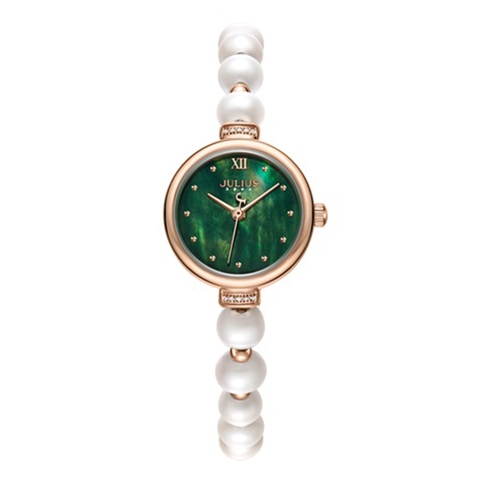 Đồng Hồ Nữ JA-1346D Julius Hàn Quốc (Xanh)
