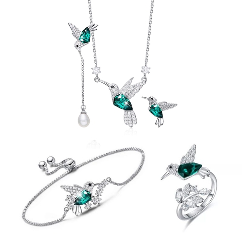 Trang Sức ESME ES092 Bạc 925 Cao Cấp Đính Đá Swarovski