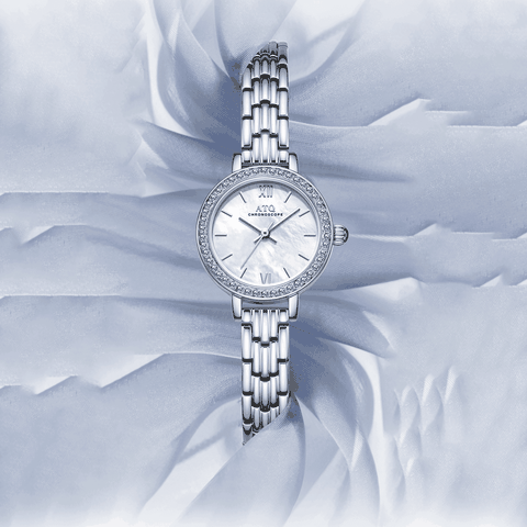 Đồng Hồ Nữ ATQ ATQ-8630 Dây Thép (4 Màu)