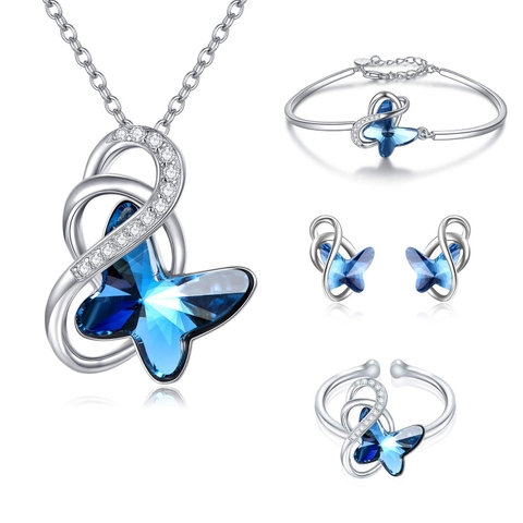 Trang Sức Cánh Bướm ESME ES019 Rodium Cao Cấp