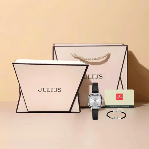 Combo Đồng Hồ Nữ JA-1148F +Vòng Tay JULUS JSB02
