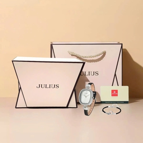 Đồng Hồ Nữ JA-298A Hàn Quốc + Vòng Tay JSB02