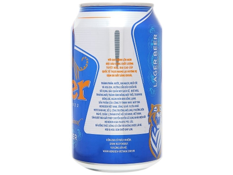 Bia Tiger xanh lon 330ml
