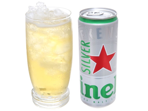 Bia Heinneken Silver lon 330 ml