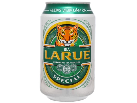 Bia Larue Special lon 330ml màu xanh
