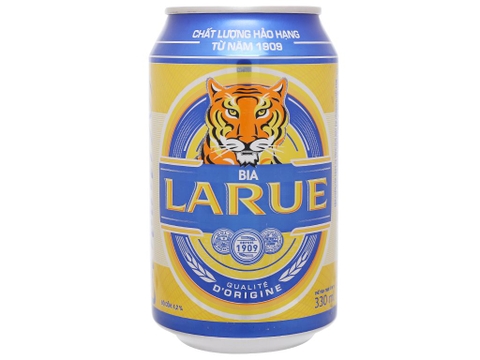 Bia Larue 330ml lon vàng