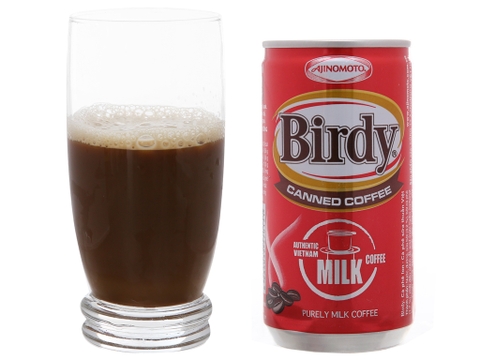 Cà phê sữa birdy lon 170ml