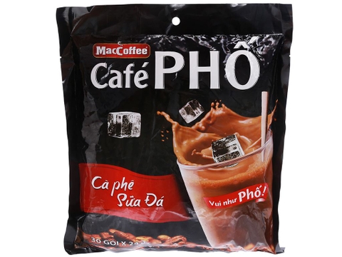 Cà phê sữa đá hòa tan Café Phố bịch 720g (30 gói x 24g)