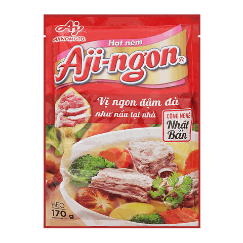 Hạt nêm Aji-ngon từ thịt heo gói 170g