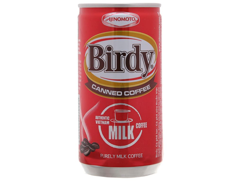 Cà phê sữa birdy lon 170ml
