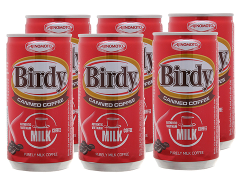 Cà phê sữa birdy lon 170ml