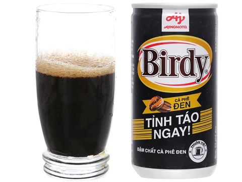 Cà phê đen Birdy lon 170ml