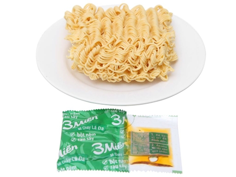 Mì 3 Miền chay lá đa gói 65g