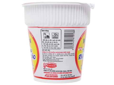 Mì ly Modern lẩu Thái tôm 67g