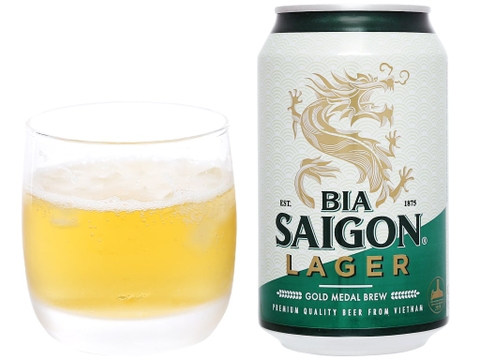 Bia Sài Gòn Lager lon 330ml
