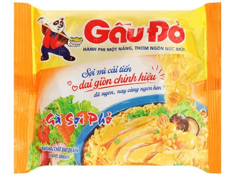 Mì Gấu Đỏ gà sợi phở gói 63g