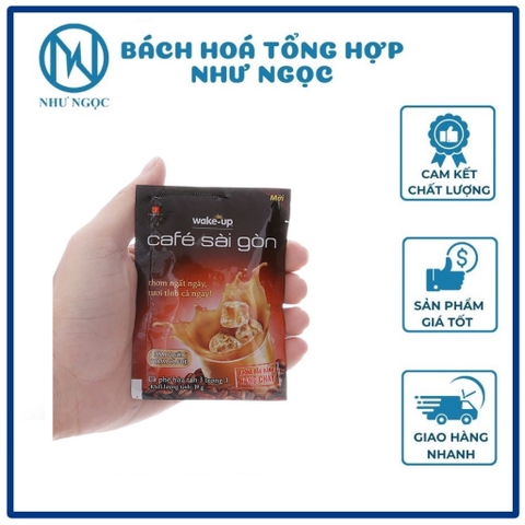 Cà Phê Hòa Tan Wake-up Café Sài Gòn 3 Trong 1