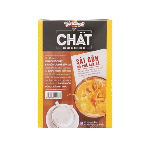Cà Phê Sữa Hòa Tan CHẤT Vinacafe Hộp 290g (10 gói)