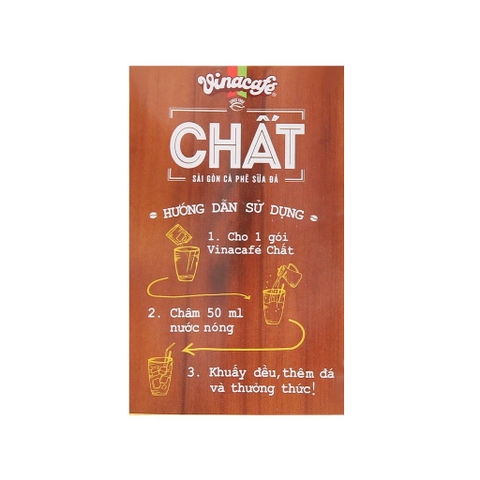 Cà Phê Sữa Hòa Tan CHẤT Vinacafe Hộp 290g (10 gói)