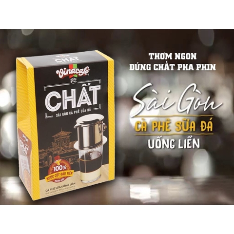 Cà Phê Sữa Hòa Tan CHẤT Vinacafe Hộp 290g (10 gói)