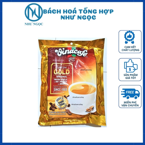 Cà Phê Sữa Hòa Tan VinaCafé 3 in 1 Gold Original 480g (20g x 24 Gói)