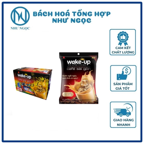 Cà Phê Hòa Tan Wake-up Café Sài Gòn 3 Trong 1