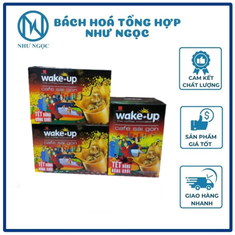Cà Phê Hòa Tan Wake-up Café Sài Gòn 3 Trong 1