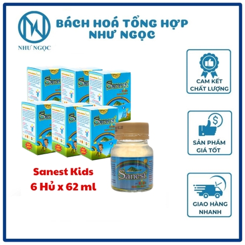 Nước Yến Sào Khánh Hòa Sanest Cho Trẻ Em Và Người Lớn