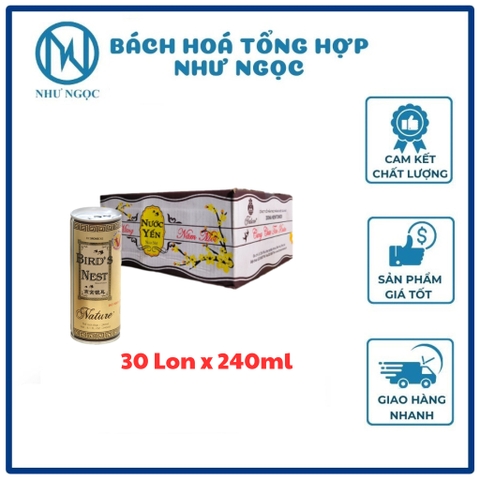THÙNG - Nước Yến Khánh Hòa/ Nước Yến Tribeco/ Nước Yến Natural/ Yến Nha Đam Tingco - Bách Hóa Tổng Hợp Như Ngọc
