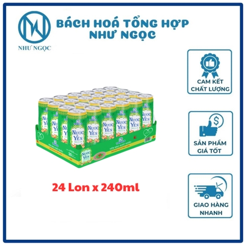 THÙNG - Nước Yến Khánh Hòa/ Nước Yến Tribeco/ Nước Yến Natural/ Yến Nha Đam Tingco - Bách Hóa Tổng Hợp Như Ngọc
