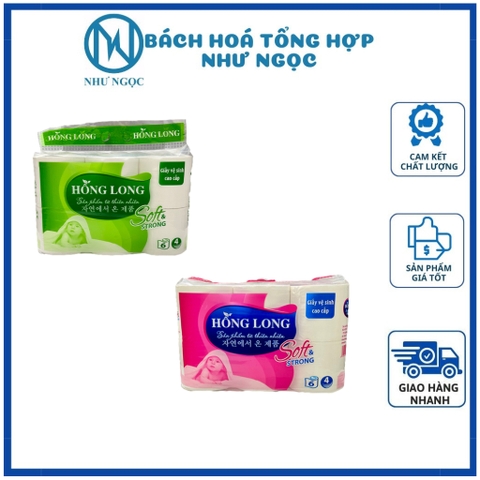 Giấy Vệ Sinh Hồng Long/ Vina Roll Không Lõi - Bách Hóa Tổng Hợp Như Ngọc